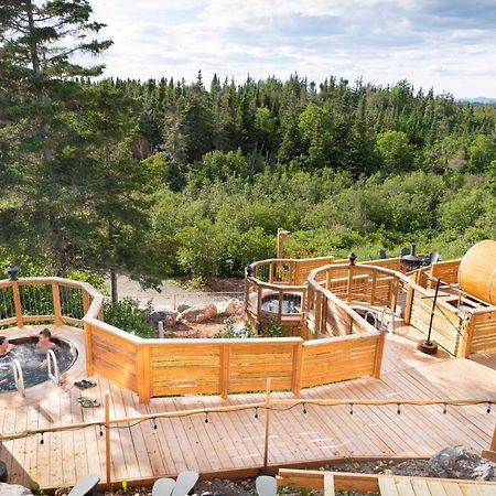 Nordet Motell Saint Georges De Malbaie Exteriör bild